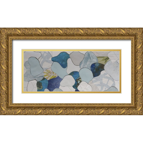 Koi Fish Pond VI Gold Ornate Wood Framed Art Print with Double Matting by Good, Coco