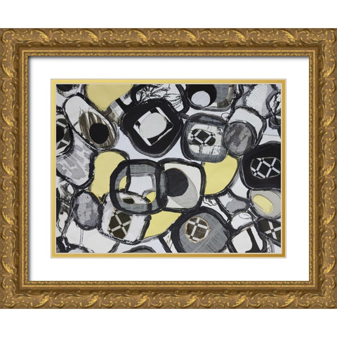 Licorice and Lemon Drops I Gold Ornate Wood Framed Art Print with Double Matting by Good, Coco