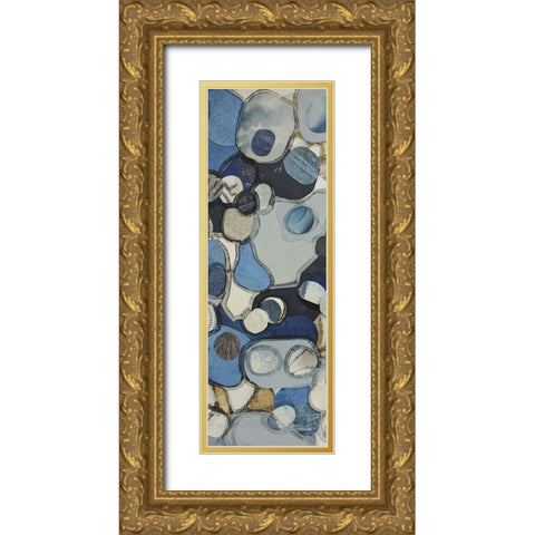 Newport Harbor I Gold Ornate Wood Framed Art Print with Double Matting by Good, Coco