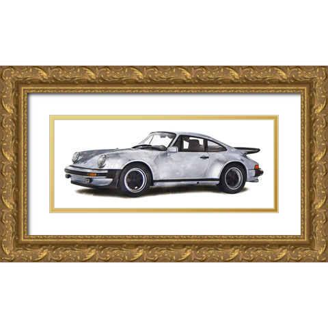 Classic Car I Gold Ornate Wood Framed Art Print with Double Matting by Saunders, Alonzo