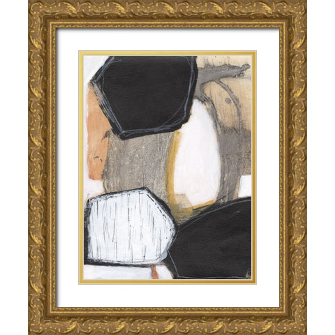 Bold Impressions I Gold Ornate Wood Framed Art Print with Double Matting by Fuchs, Jodi