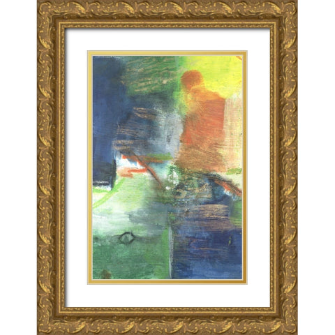 Ports of Call I Gold Ornate Wood Framed Art Print with Double Matting by Combs, Joyce