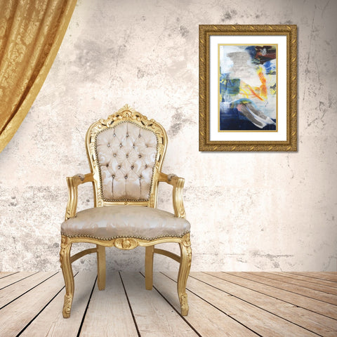 Embellished Winter Time Dreams II Gold Ornate Wood Framed Art Print with Double Matting by Combs, Joyce