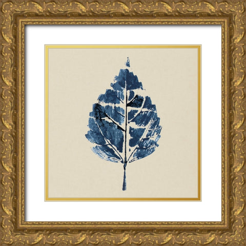 Skeleton Leaf I Gold Ornate Wood Framed Art Print with Double Matting by Smith, Karen