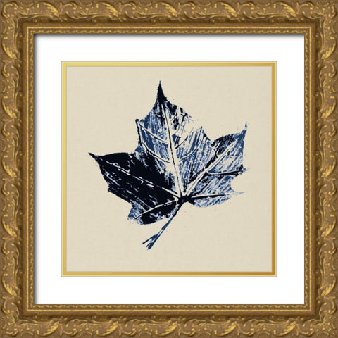 Skeleton Leaf II Gold Ornate Wood Framed Art Print with Double Matting by Smith, Karen