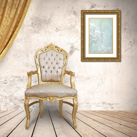 Soft Whisper I Gold Ornate Wood Framed Art Print with Double Matting by Stalus, Judy