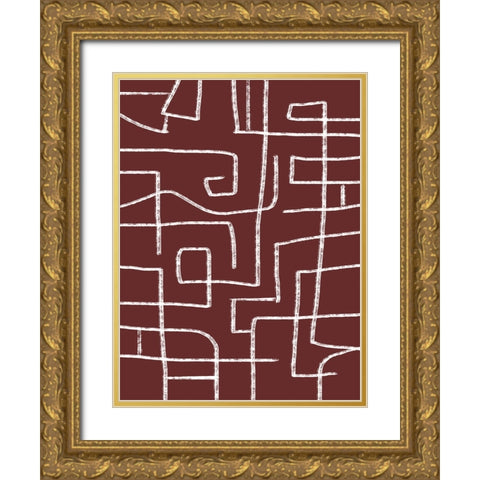 This is Where I Leave You IV Gold Ornate Wood Framed Art Print with Double Matting by Schlotzhauer, Jim