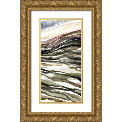 Waterscapes I Gold Ornate Wood Framed Art Print with Double Matting by Galapon, Nikki