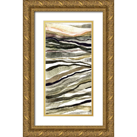 Waterscapes II Gold Ornate Wood Framed Art Print with Double Matting by Galapon, Nikki