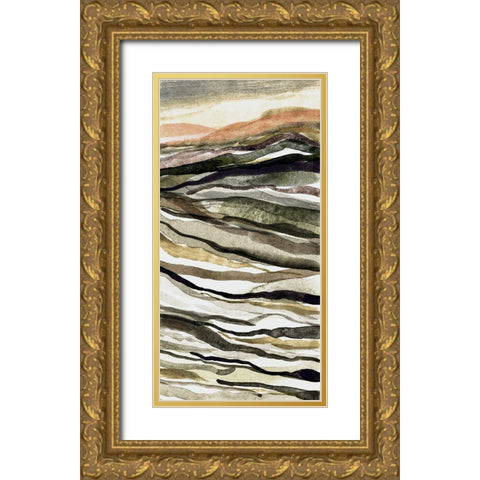 Waterscapes IV Gold Ornate Wood Framed Art Print with Double Matting by Galapon, Nikki