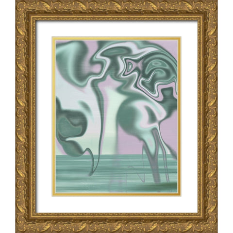 Dreams in Surf II Gold Ornate Wood Framed Art Print with Double Matting by Popp, Grace