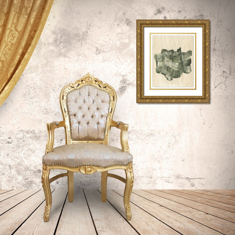 Chlorophyll II Gold Ornate Wood Framed Art Print with Double Matting by Lam, Vanna