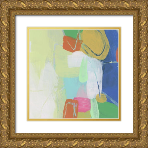 Fractal Fold I Gold Ornate Wood Framed Art Print with Double Matting by Vess, June Erica