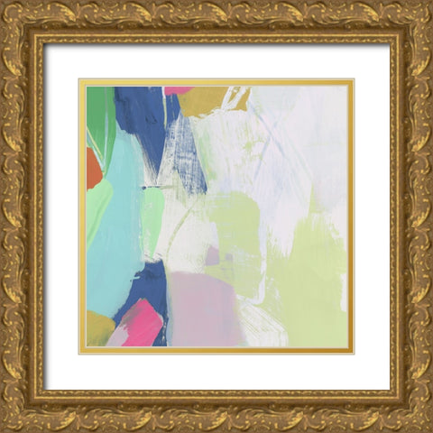 Fractal Fold II Gold Ornate Wood Framed Art Print with Double Matting by Vess, June Erica