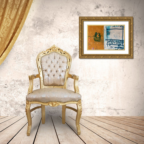 Being Ok I Gold Ornate Wood Framed Art Print with Double Matting by Youngstrom, Kent