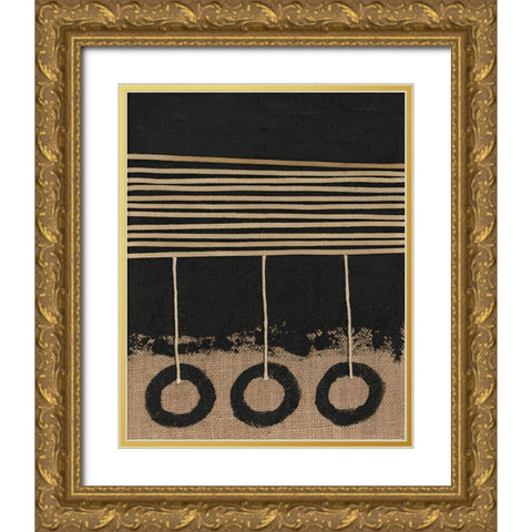 Pendulums I Gold Ornate Wood Framed Art Print with Double Matting by Saunders, Alonzo