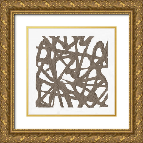 Casting the Net IV Gold Ornate Wood Framed Art Print with Double Matting by Saunders, Alonzo