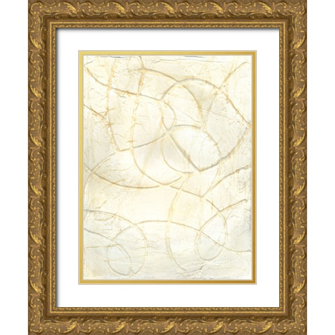 Curved Conduits I Gold Ornate Wood Framed Art Print with Double Matting by Willett, Michael