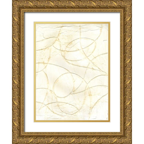 Curved Conduits II Gold Ornate Wood Framed Art Print with Double Matting by Willett, Michael