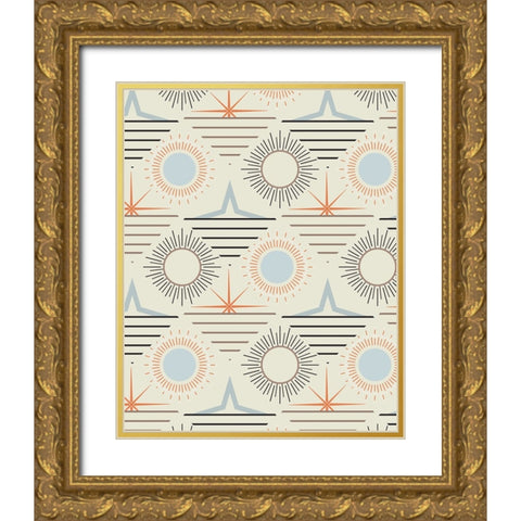 Sunrise Passage I Gold Ornate Wood Framed Art Print with Double Matting by Wang, Melissa