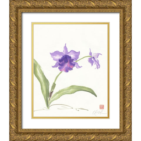 You Found Me II Gold Ornate Wood Framed Art Print with Double Matting by Rae, Nan