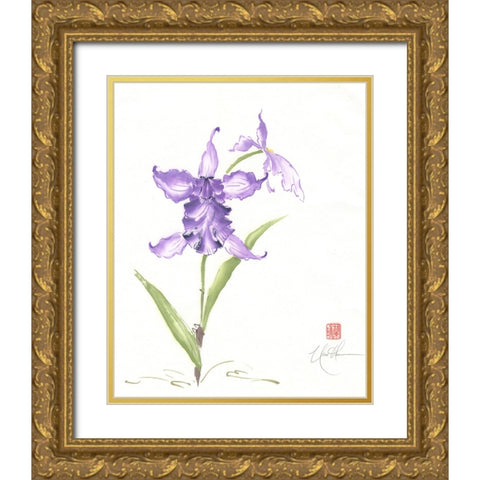 Kingly Stance II Gold Ornate Wood Framed Art Print with Double Matting by Rae, Nan