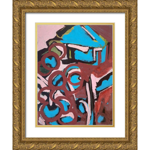 Hide Away II Gold Ornate Wood Framed Art Print with Double Matting by Ferrell, Erin McGee