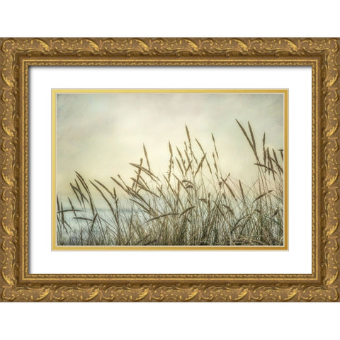 Summer Sea Breeze Gold Ornate Wood Framed Art Print with Double Matting by Poinski, Dianne