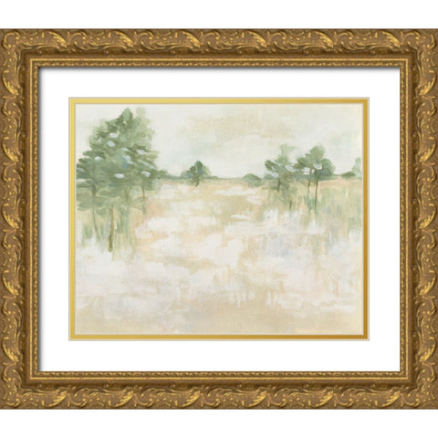 Soft Focus Field I Gold Ornate Wood Framed Art Print with Double Matting by Vess, June Erica