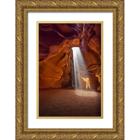 Guiding Light I Gold Ornate Wood Framed Art Print with Double Matting by Drost, David