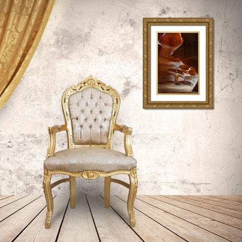 Guiding Light IV Gold Ornate Wood Framed Art Print with Double Matting by Drost, David
