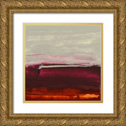 Enchant I Gold Ornate Wood Framed Art Print with Double Matting by Gordon, Sharon