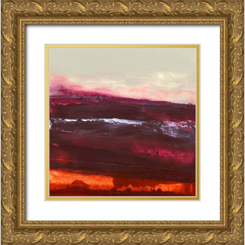 Enchant II Gold Ornate Wood Framed Art Print with Double Matting by Gordon, Sharon