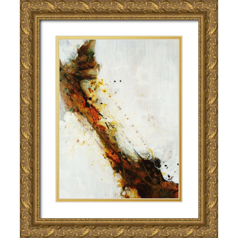 Gold Canyon I Gold Ornate Wood Framed Art Print with Double Matting by Taylor, Kari