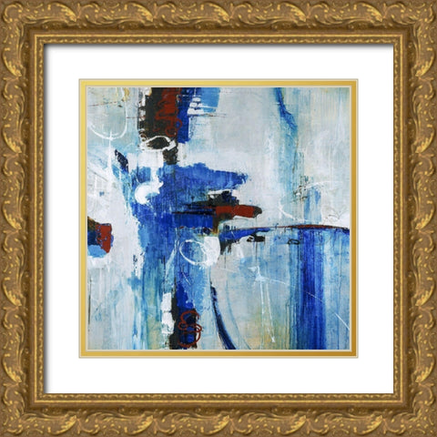 Harbinger Gold Ornate Wood Framed Art Print with Double Matting by Schicker, Joshua