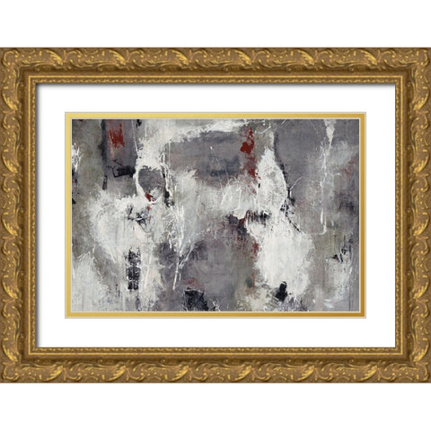 Labyrinthine Gold Ornate Wood Framed Art Print with Double Matting by Schicker, Joshua