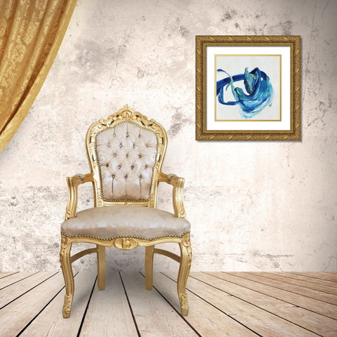 Laffy Taffy II Gold Ornate Wood Framed Art Print with Double Matting by Douglass, Farrell