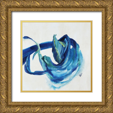 Laffy Taffy II Gold Ornate Wood Framed Art Print with Double Matting by Douglass, Farrell