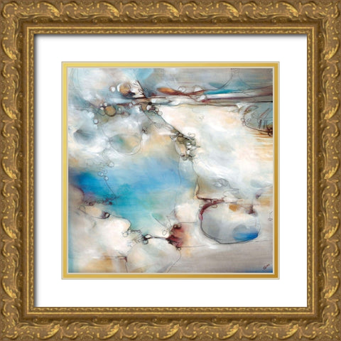 Standing Still In Motion Gold Ornate Wood Framed Art Print with Double Matting by Drotar, Rikki