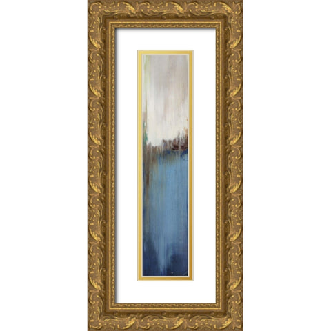 On the Way X Gold Ornate Wood Framed Art Print with Double Matting by Edmunds, Sydney