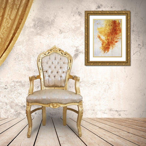 To the Point III Gold Ornate Wood Framed Art Print with Double Matting by Edmunds, Sydney