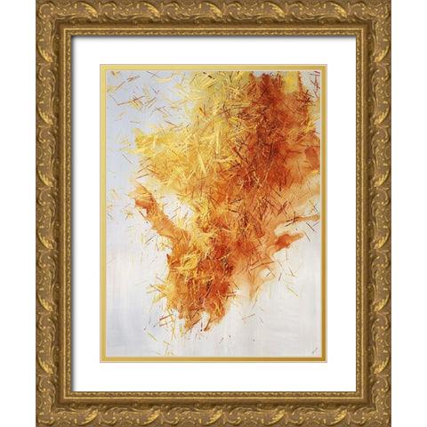 To the Point III Gold Ornate Wood Framed Art Print with Double Matting by Edmunds, Sydney