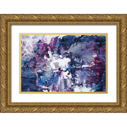 Violet Waters Seduction Gold Ornate Wood Framed Art Print with Double Matting by Edmunds, Sydney