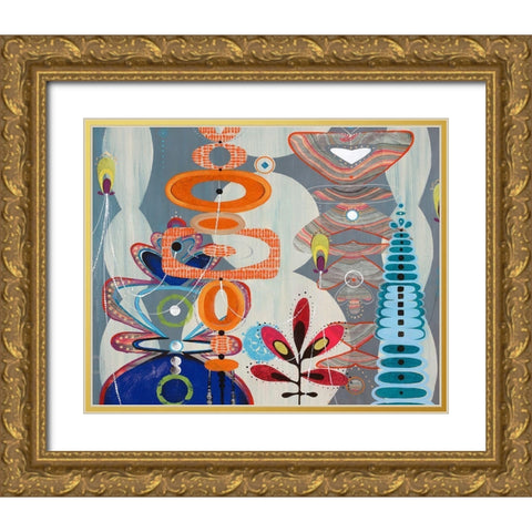 Wonka World Gold Ornate Wood Framed Art Print with Double Matting by Edmunds, Sydney