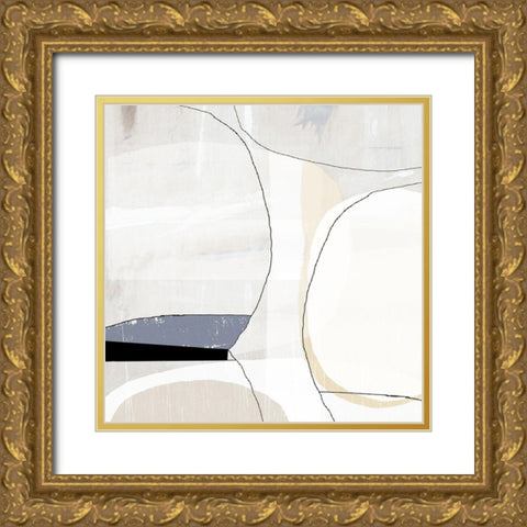 Beholder I Gold Ornate Wood Framed Art Print with Double Matting by Jasper, Sisa