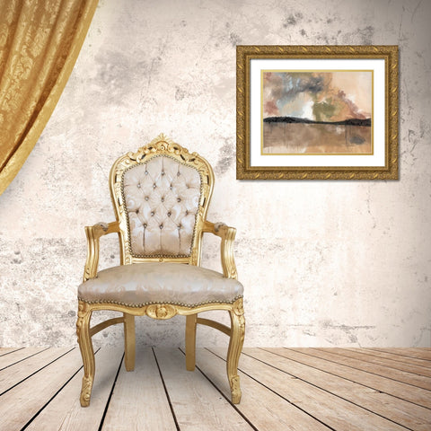 Ambient Landscape II Gold Ornate Wood Framed Art Print with Double Matting by Jasper, Sisa