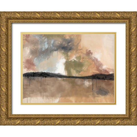 Ambient Landscape II Gold Ornate Wood Framed Art Print with Double Matting by Jasper, Sisa