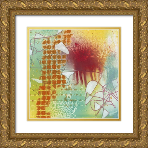 Walking on Sunshine II Gold Ornate Wood Framed Art Print with Double Matting by Goldberger, Jennifer