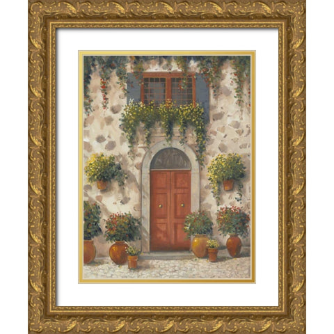 Afternoon Sun II Gold Ornate Wood Framed Art Print with Double Matting by OToole, Tim