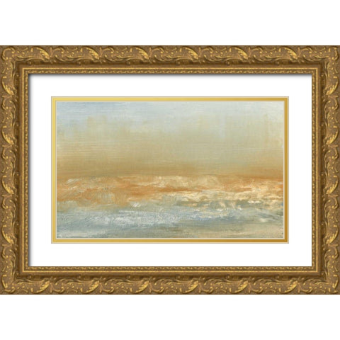 Sea Breezes I Gold Ornate Wood Framed Art Print with Double Matting by Gordon, Sharon